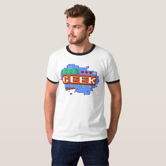 100% Geek T-Shirt (Vorne ganz)