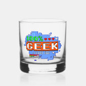 100% Geek Whiskyglas (Vorderseite)