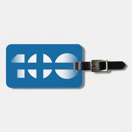 100 GEPÄCKANHÄNGER (Vorderseite horizontal)