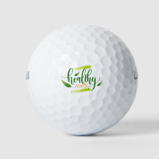 100 gesund golfball (Vorderseite)