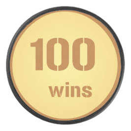 100 gewinnt Hockey Puck