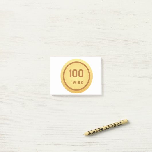 100 gewinnt Post-it®-Notizen Post-it Klebezettel (Auf Schreibtisch)