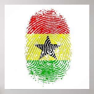 100% Ghanian Ghana DNA pride gifts Poster
