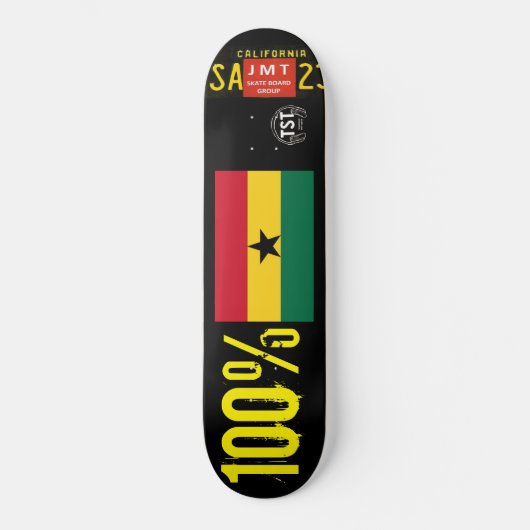 100% GHANIAN JMT USA Skateboard (Vorderseite)