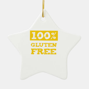100% glutenfrei keramik ornament