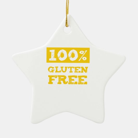 100% glutenfrei keramik ornament (Vorne)