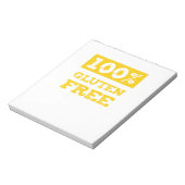 100% glutenfrei notizblock (Rotiert)