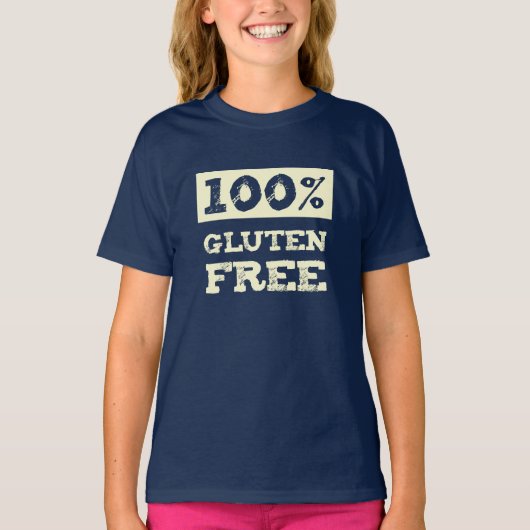 100% glutenfrei T-Shirt (Vorderseite)