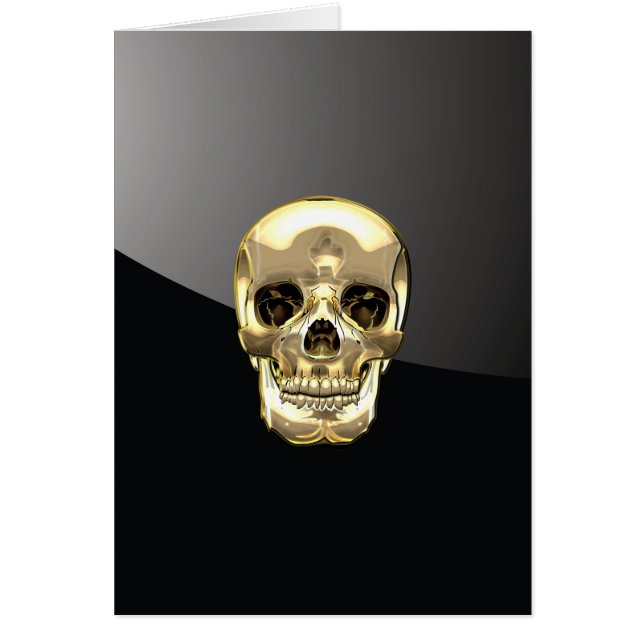 [100] Golden Human Skull (Vorne)