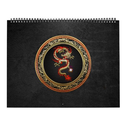 [100] Goldener chinesischer Drache Fucanglong Kalender (Titelbild)