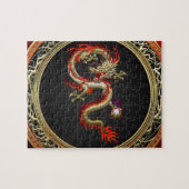 [100] Goldener chinesischer Drache Fucanglong Puzzle (Horizontal)