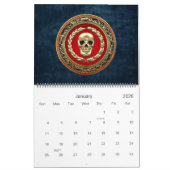 [100] Goldener Schädel Kalender (Jan 2026)