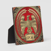 [100] Goldrömischer Kaiseradler Fotoplatte (Vorderseite)