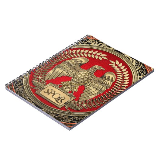 [100] Goldrömischer Kaiseradler Notizblock (Linke Seite)