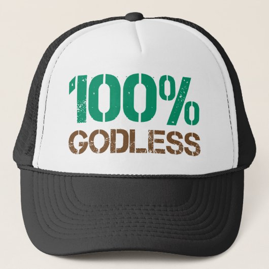 100% gottlos truckerkappe (Vorderseite)