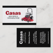 100 Gras-Rasen, der mähende Visitenkarte (Vorne/Hinten)