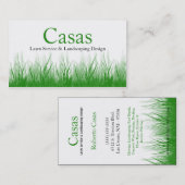 100 Gras-Rasen, der mähende Visitenkarte (Vorne/Hinten)