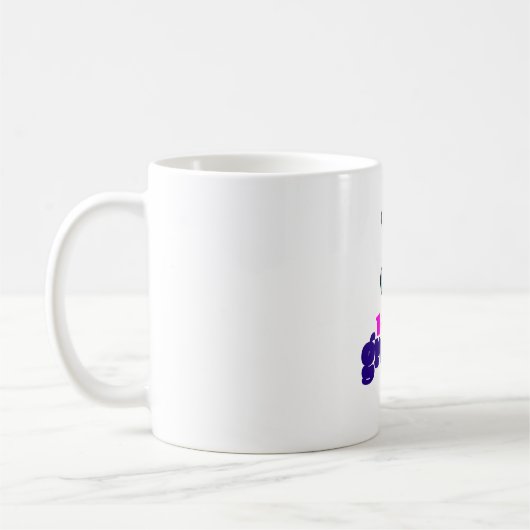 100% Groovy mit Rainbow Hand Peace Sign Kaffeetasse (Links)