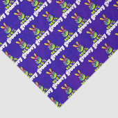 100% Groovy Rainbow with Hand Peace Sign Seidenpapier (Ausschnitt)