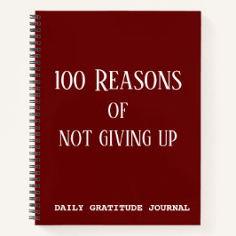 100 Gründe dafür, nicht die tägliche Dankbarkeit a Notizblock