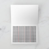 100 Gründe Freundschaftskarte Karte (Innenseite)