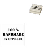 100 % HANDWERT IN GIPPSLAND - Maßgeschneiderte Bri Gummistempel (Stempel)