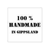 100 % HANDWERT IN GIPPSLAND - Maßgeschneiderte Bri Gummistempel (Prägung)