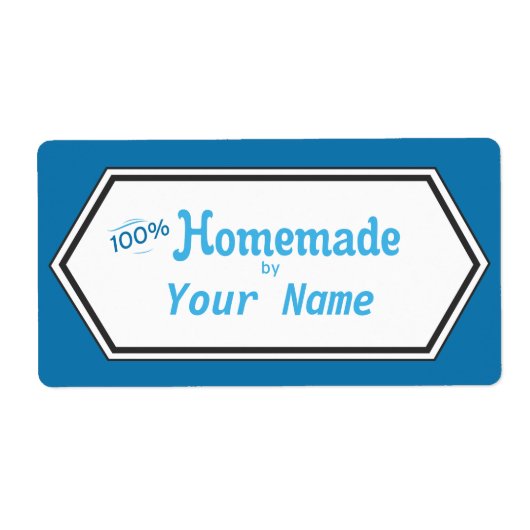 100 % hausgemachte Lebensmittelkennzeichnung (Vorne)