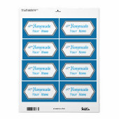 100 % hausgemachte Lebensmittelkennzeichnung (Vorne)