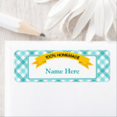 100% hausgemachte Lebensmittelkennzeichnung - Aqua (Insitu)