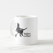 100 % Hexe vor Kaffeehaus Kaffeetasse (Vorderseite Links)
