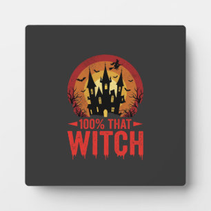 100% Hexen Halloween Schloss Fotoplatte