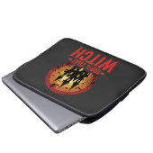 100% Hexen Halloween Schloss Laptopschutzhülle (Vorne Knopf)
