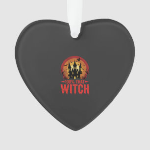 100% Hexen Halloween Schloss Ornament