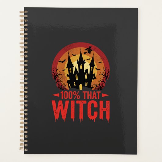 100% Hexen Halloween Schloss Planer (Vorderseite)