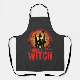 100% Hexen Halloween Schloss Schürze