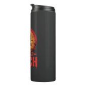 100% Hexen Halloween Schloss Thermosbecher (Nach rechts gedreht)