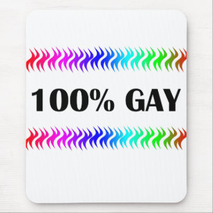 100 % homosexuell mousepad
