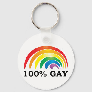 100% Homosexuelles Schlüsselanhänger