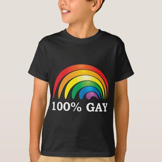 100% Homosexuelles T-Shirt (Vorderseite)
