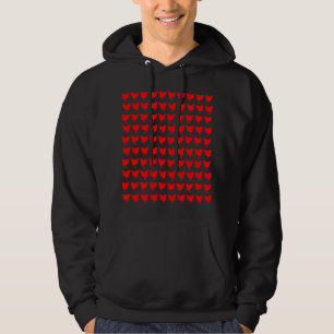 100 Hühner - Rot Hoodie