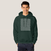 100 Hühner - weiß Hoodie (Vorne ganz)