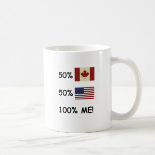 100% ICH Kanadier/Amerikaner Kaffeetasse