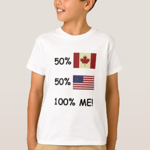 100% ICH Kanadier/Amerikaner T-Shirt
