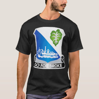 100. Infanterieattalion DUI wo Txt X T-Shirt