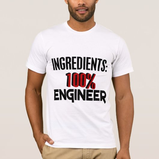 100% Ingenieur T-Shirt (Vorderseite)