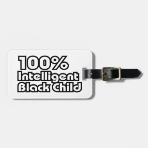 100 % Intelligentes schwarzes Kind Gepäckanhänger