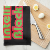 100 % Intelligentes schwarzes Kind Geschirrtuch (Viertel Falte)