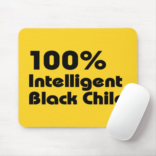 100 % Intelligentes schwarzes Kind Mousepad (Mit Mouse)