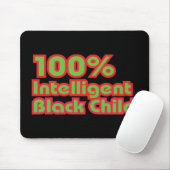 100 % Intelligentes schwarzes Kind Mousepad (Mit Mouse)